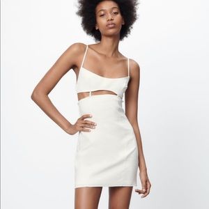 Zara mini white dress